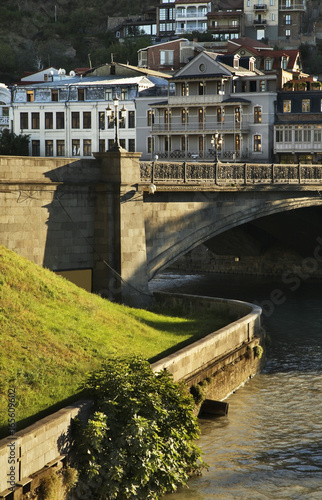 Wallpaper Mural Metekhi bridge in Tbilisi. Georgia Torontodigital.ca