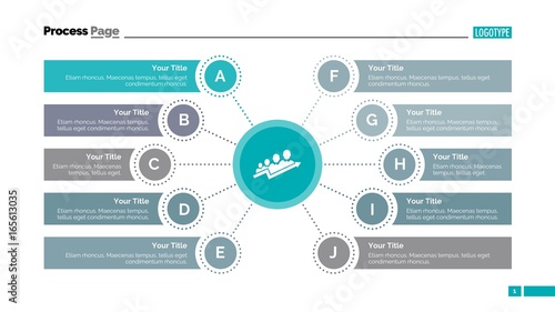Mind Map Slide Template 5