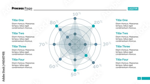 Star in Circle Slide Template