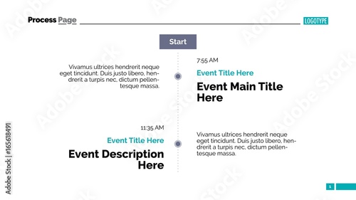 Vertical timeline slide 1