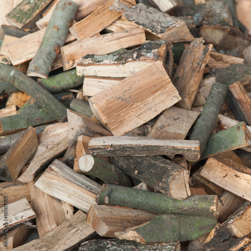 Firewood for burning, for barbecue, for solid fuel boilers
