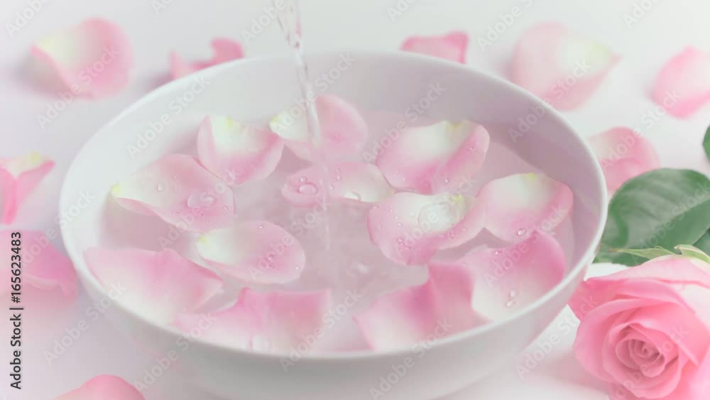 Rose petals in bowl Rose petals in bowl