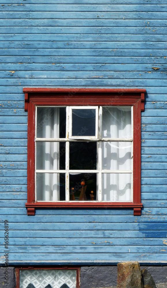 traditionelle Häuserfassaden in Husavik Island traditionelle Häuserfassaden in Husavik Island