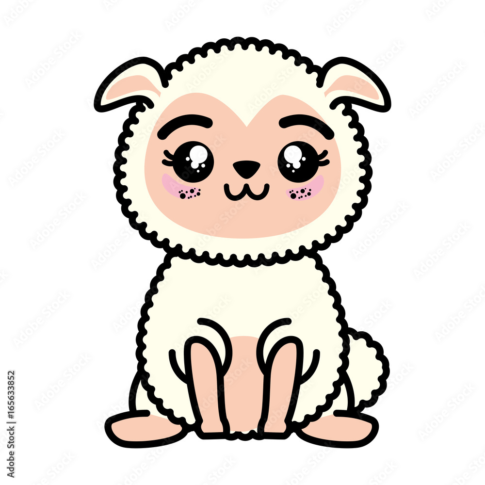 isolated cute standing sheep icon vector illustration graphic design isolated cute standing sheep icon vector illustration graphic design