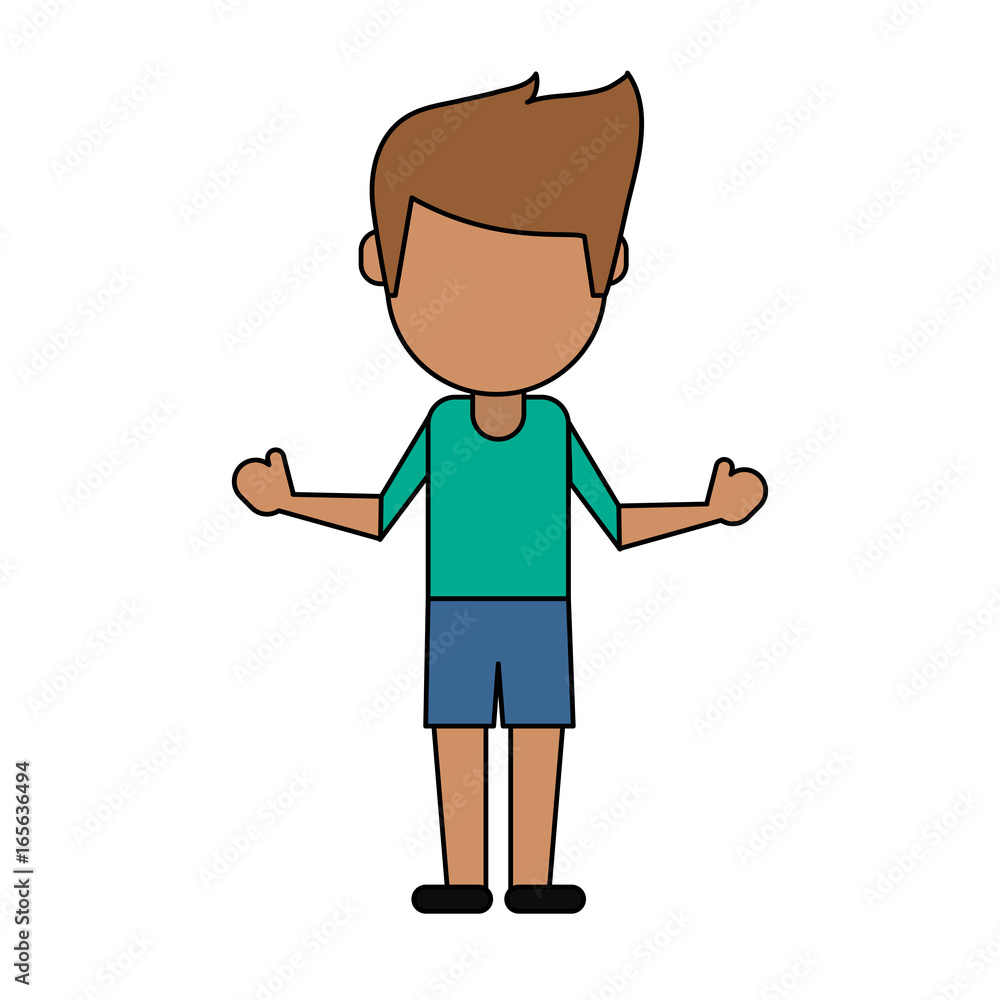 man cartoon isolated casual man cartoon isolated casual