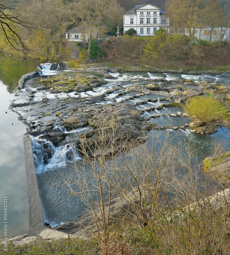 Fototapeta premium der Siegfall bei Schladern,Nordrhein-Westfalen,Deutschland