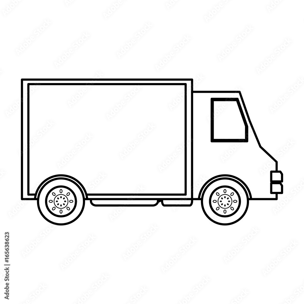 Delivery truck vehicle Delivery truck vehicle