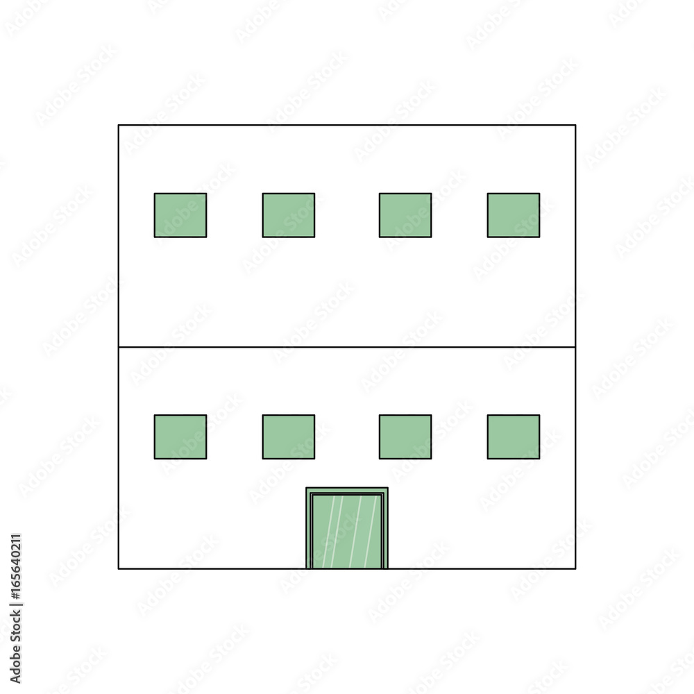 Urban tower building