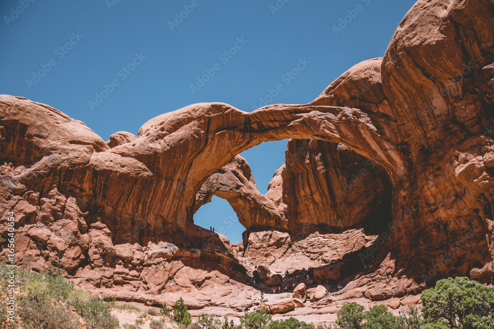Double arch. Arches National Park, Moab