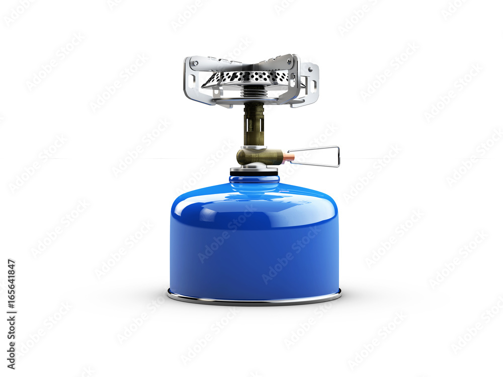 3d Illustration of Camping stove, isolated white 3d Illustration of Camping stove, isolated white