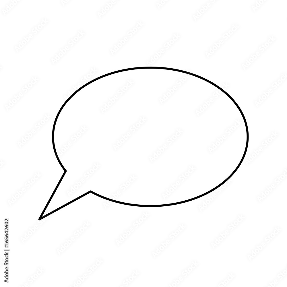 Bubble speech symbol Bubble speech symbol