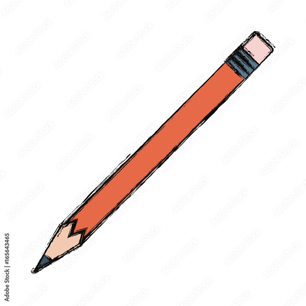 Wooden pencil isolated Wooden pencil isolated