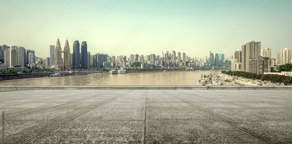 Fototapeta premium Modern city skyline