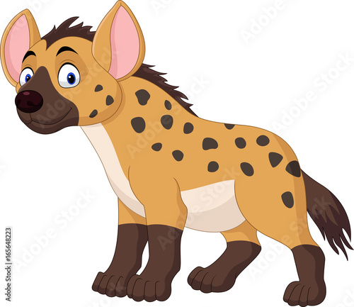Tela Cute hyena cartoon