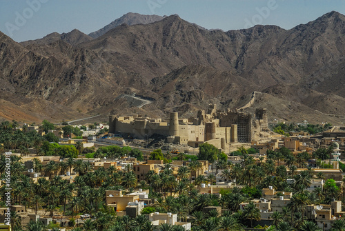 Oman town Bahla fort Hisn Tamah