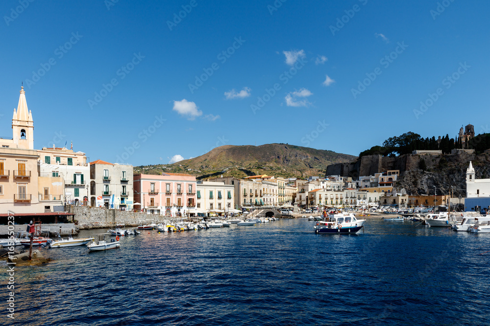 Aeolian islands, Sicilia, Port of Lipari