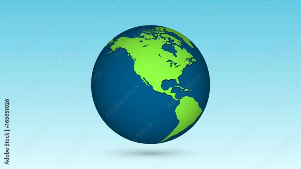 Rotation planet. Earth globe. World map design. Global sphere planet. Rotation planet. Earth globe. World map design. Global sphere planet.