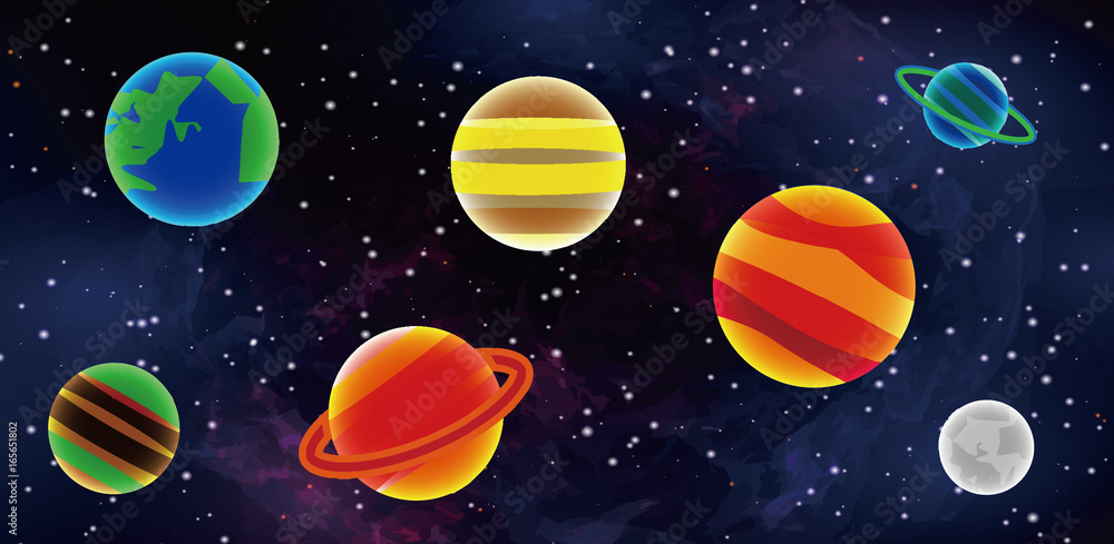 Illustration of the universe. Illustration of the universe.
