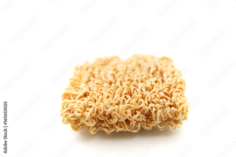 Instant noodles isolated on white background Instant noodles isolated on white background