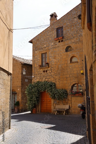 Fototapeta Naklejka Na Ścianę i Meble -  Street view of Orvieto, Umbria, Italy