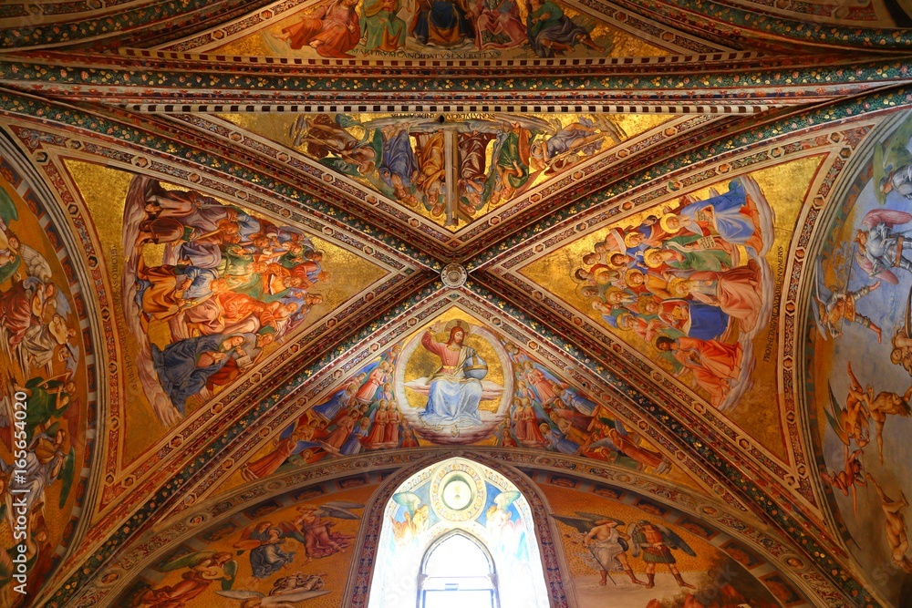 Orvieto - Duomo interior. , beautiful Cathedral in Orvieto, Umbria, Italy 