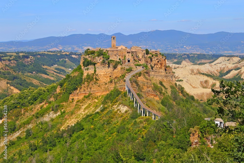 Civita di Bagnoregio town in the Province of Viterbo Italy,