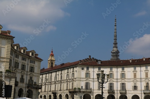 Piazza Vittorio Veneto in Turin, Piedmont Italy 