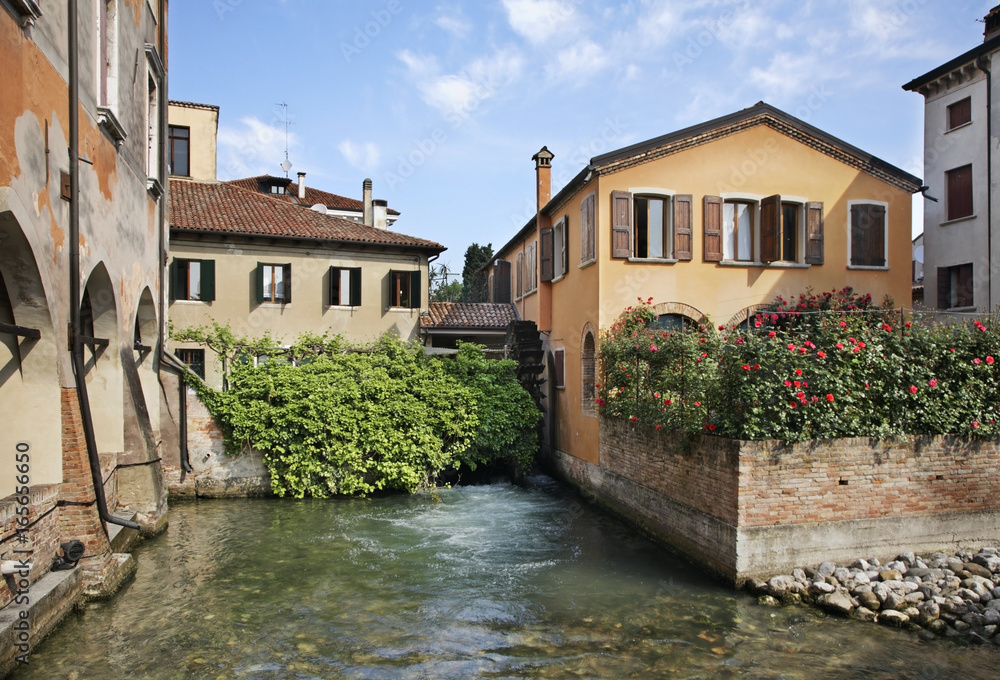 View of Treviso. Veneto region. Italy
