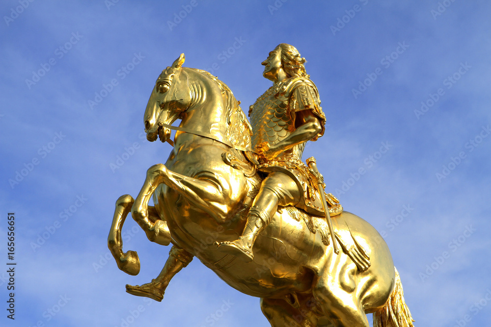 Goldener Reiter in Dresden, Saxony