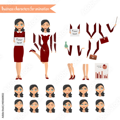 Business Woman for animation