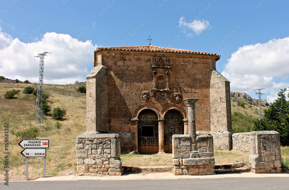 The Ermita del Humilladero, an old hermitage church in Medinaceli, Castile and Leon, Spain