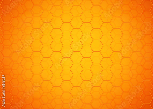 Honeycomb pattern background - Vector