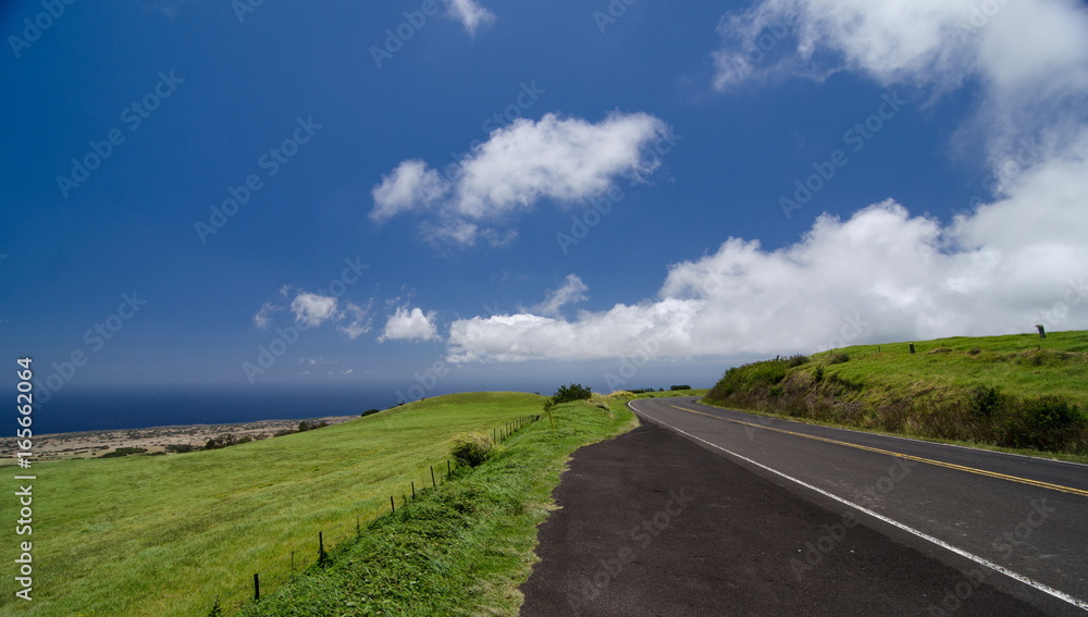 Kohala Mountain Highway between Hawi and Waimea