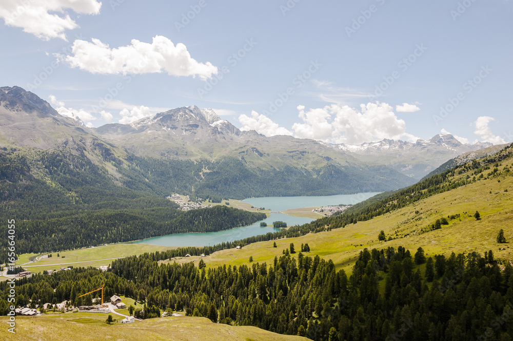 St. Moritz, Dorf, Champfèr, Seenplatte, Silvaplana, Champfèrsee