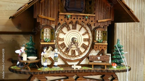 Wall clock with pendulum