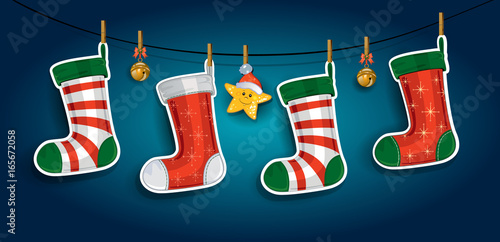 Banner Christmas Stockings