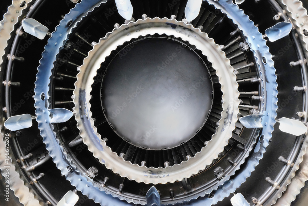 nozzle of the turbojet engine military plane nozzle of the turbojet engine military plane