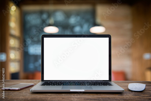 Abstract blurred coffee shop blur background