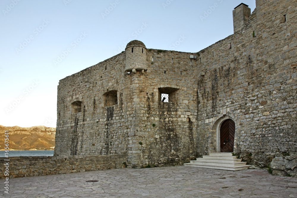 Venetian walls in Budva. Montenegro