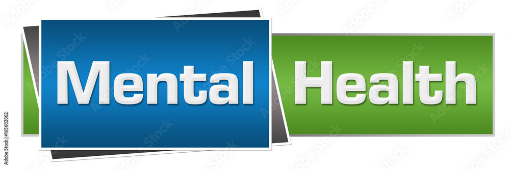 Mental Health Green Blue Horizontal 