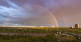 Rainbow over Edmonton