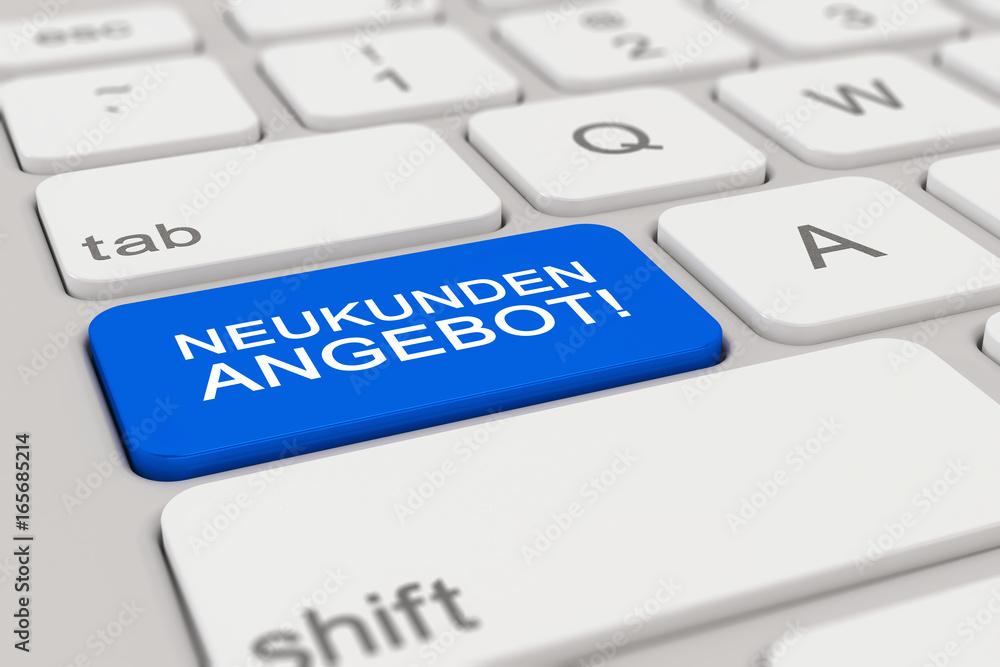 Tastatur - Neukunden Angebot - blau Tastatur - Neukunden Angebot - blau