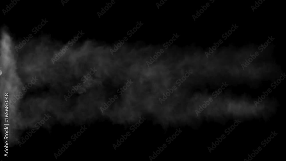 A few pieces of concrete fly leaving trail of dust, with alpha mask A few pieces of concrete fly leaving trail of dust, with alpha mask