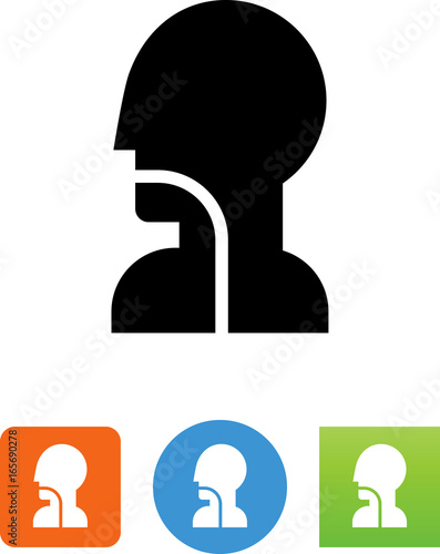 Esophagus Icon - Illustration