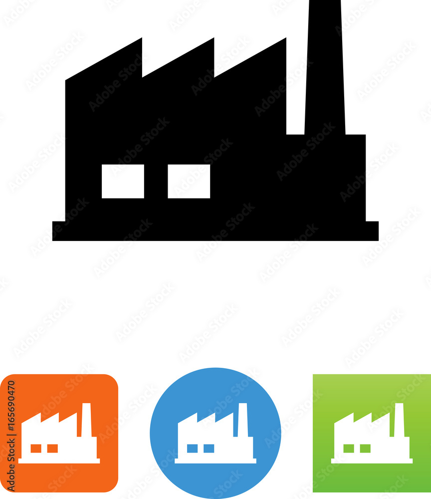 Factory Icon - Illustration