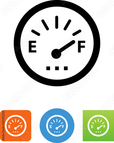 Fuel Gauge Icon - Illustration