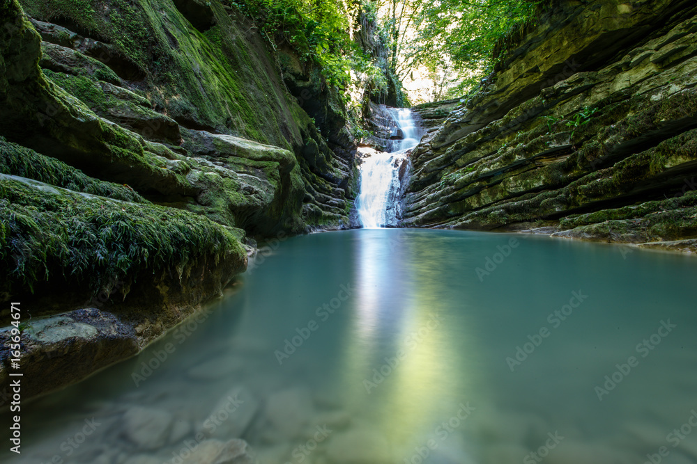 Erfelek waterfall in Sinop,Turkey.Long Exposure Photography style. Erfelek waterfall in Sinop,Turkey.Long Exposure Photography style.