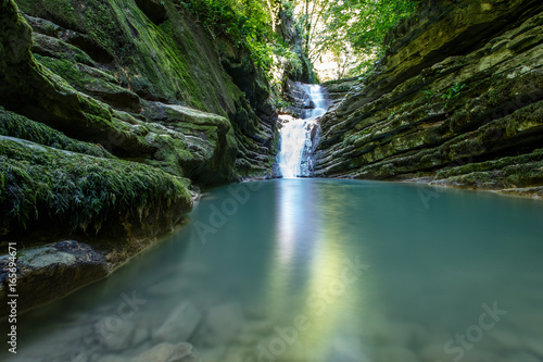 Erfelek waterfall in Sinop,Turkey.Long Exposure Photography style.