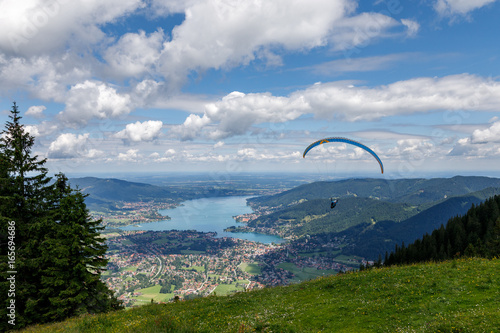 Gleitschirmflieger am Wallberg