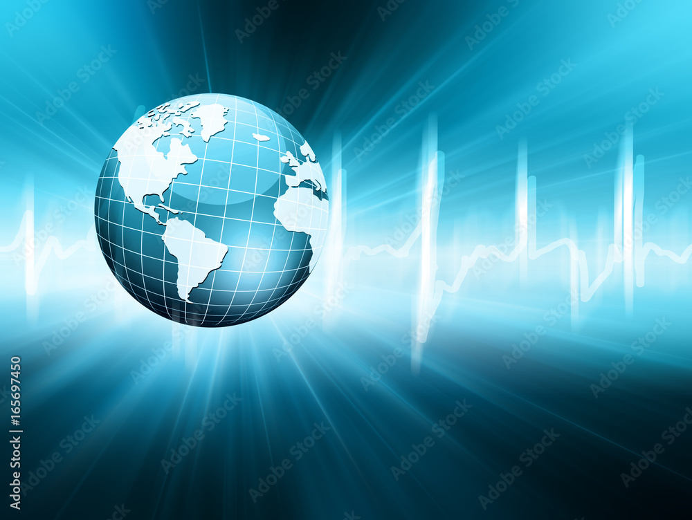 Best Internet Concept of global business. Globe, glowing lines on technological background. Wi-Fi, rays, symbols Internet, 3D illustration Best Internet Concept of global business. Globe, glowing lines on technological background. Wi-Fi, rays, symbols Internet, 3D illustration
